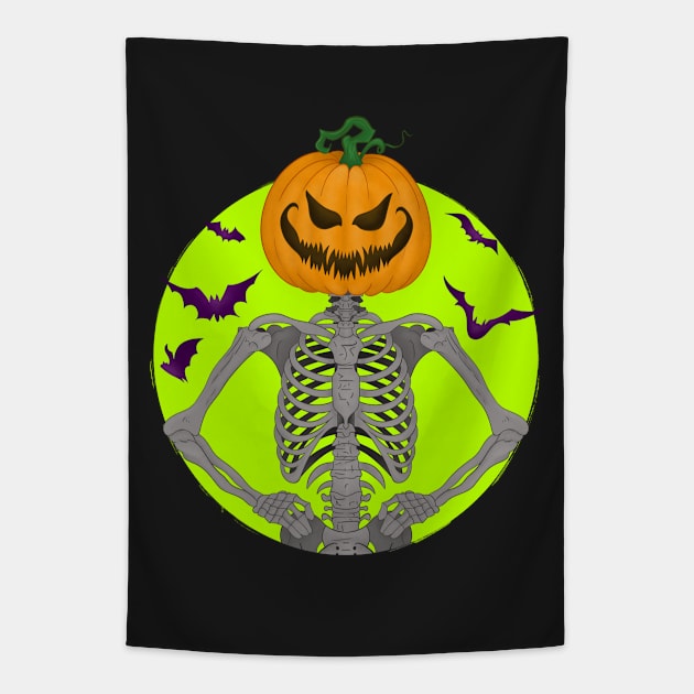 Pumpkin King Tapestry by ShutterStudios