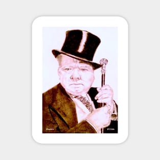 W C Fields (Comedian) Magnet