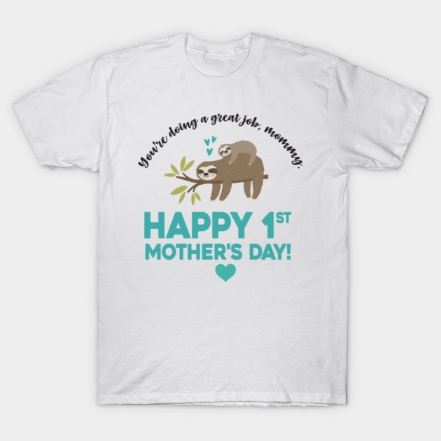 happy 1st mothers day sleepsuit