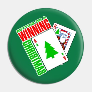 Betting on a Winning Christmas Pin