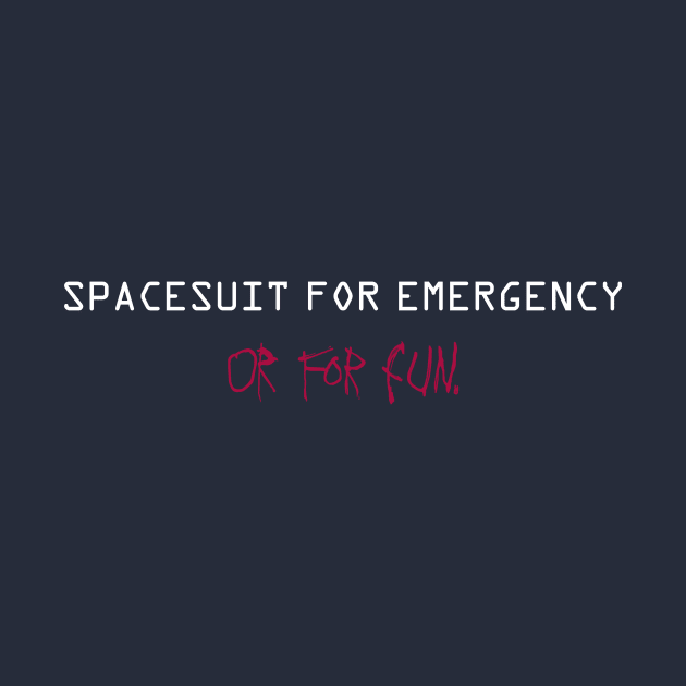 Spacesuit for Emergency by The_Interceptor