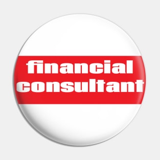 Financial Consultant Pin