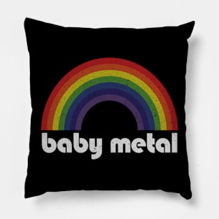 Baby Metal - Rainbow Vintage Pillow