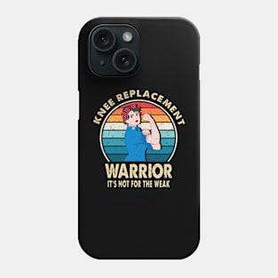 Knee Replacement Warrior Surgery Recovery Get Well Soon Phone Case