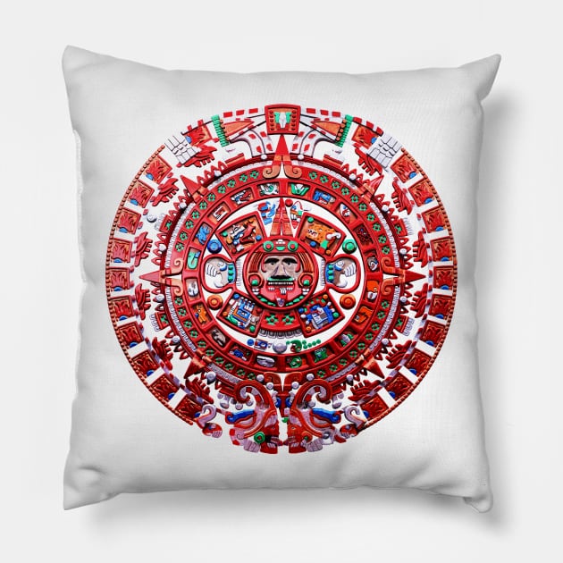 Mayan Calender Pillow by Packrat