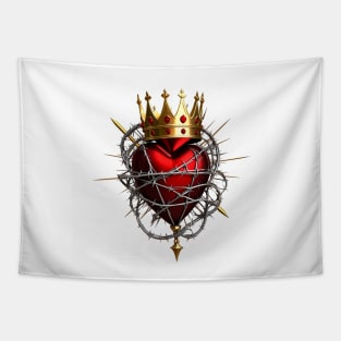 King's heart cloistered in the arrogance of power Tapestry