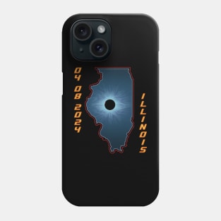 Illinois 2024 Total Solar Eclipse Phone Case