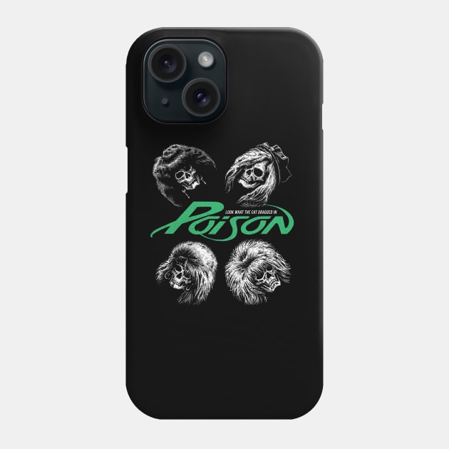 Poison skull Phone Case by Press Play Ent