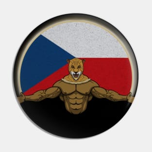 Cheetah Czech Republic Pin