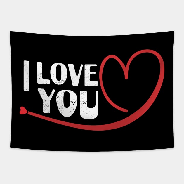 I Love You Tapestry by aborefat2018