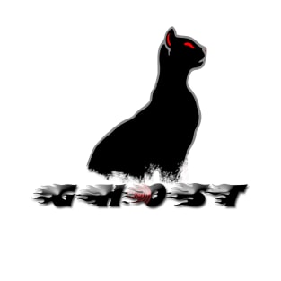 cat with red eyes T-Shirt