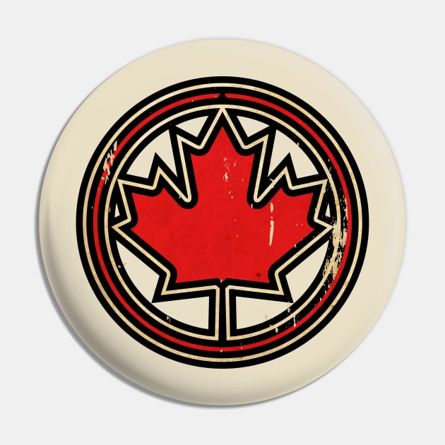 Canada Team: Maple Leaf Pin by CTShirts