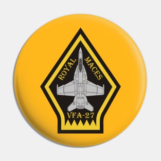 VFA-27 Royal Maces - F/A-18 Pin