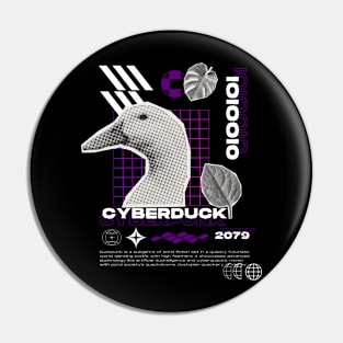 Cyberduck - Funny duck - Ugly Shirt Collecion Pin