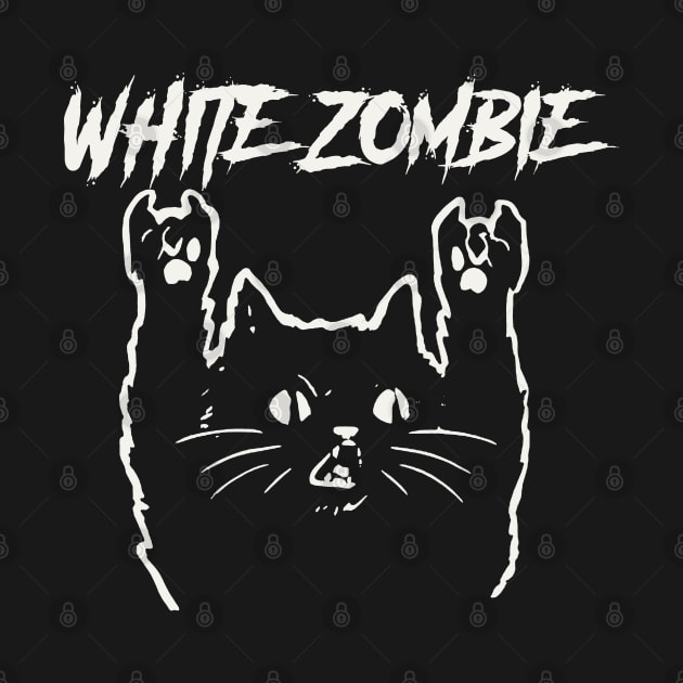 white zombie and the cat by bubur ayam