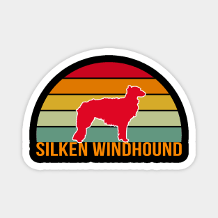Silken Windhound Vintage Silhouette Magnet