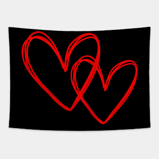 Two Hearts Tapestry