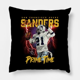 Deion Sanders - San Francisco 49ers Original Aesthetic Tribute 〶 Pillow