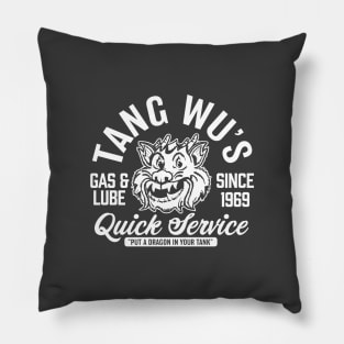 Tang Wu's Gas and Lube - Biker Style (1-Color - Reverse) Pillow