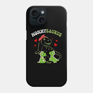 Mommysaurus Mommy 2 Kids Dinosaur Mom Mother's Day Phone Case