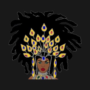 Natural Hair Queen Loc Afro Beauty T-Shirt