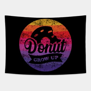 Donut Grow Up Vintage Retro Tapestry