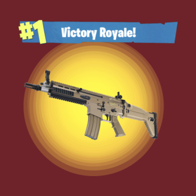 Gold Scar Fortnite Victory Royale