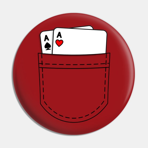 Pocket Aces Pin by Adamantitan