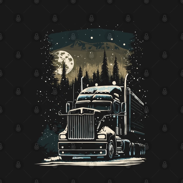 Christmas Cargo: Semi-Truck Gift for Truckers by NOLIMIT-MERICA