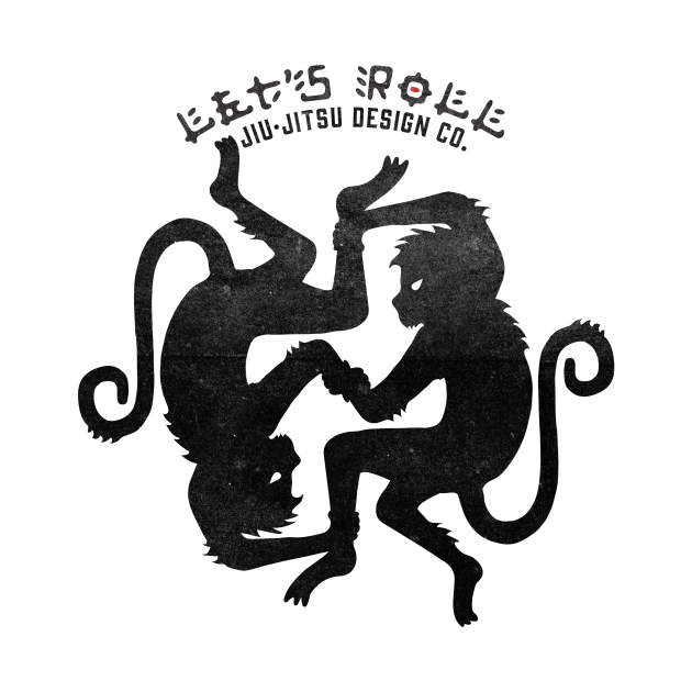 Disover Let's Roll Jiu-Jitsu Design Co. Monkeys - Jiu Jitsu - T-Shirt