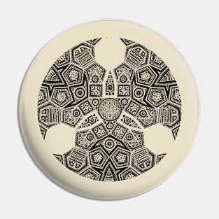 Uncoloured Crest 203 Pin