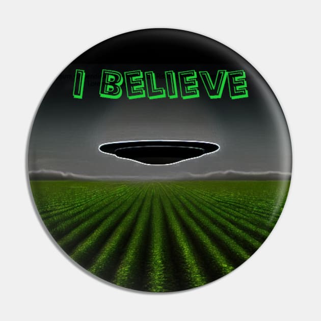 I Believe UFO Pin by SeththeWelsh