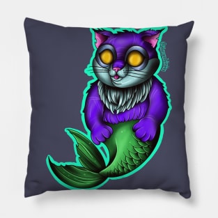 Purrmaid Pillow