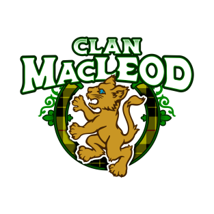 Clan MacLeod Cute Baby Lion Rampant Kitten T-Shirt