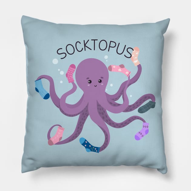 Socktopus Octopus Pillow by Happy Lime