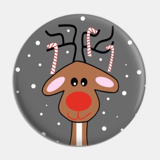 MOONLIGHT  Christmas Reindeer Pin