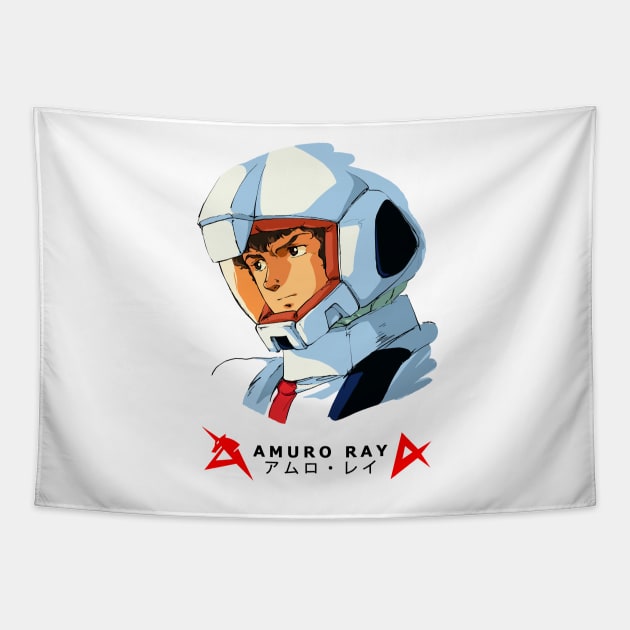 Amuro Ray Tapestry by HardTiny