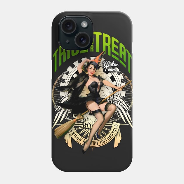 trick or treat v3 tshirt Phone Case by Trazzo