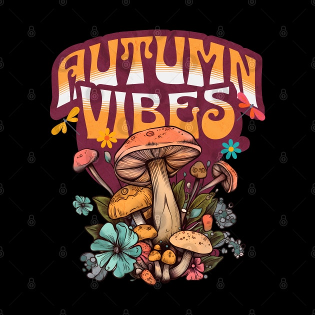 Autumn Vibes Mushrooms by NorseMagic