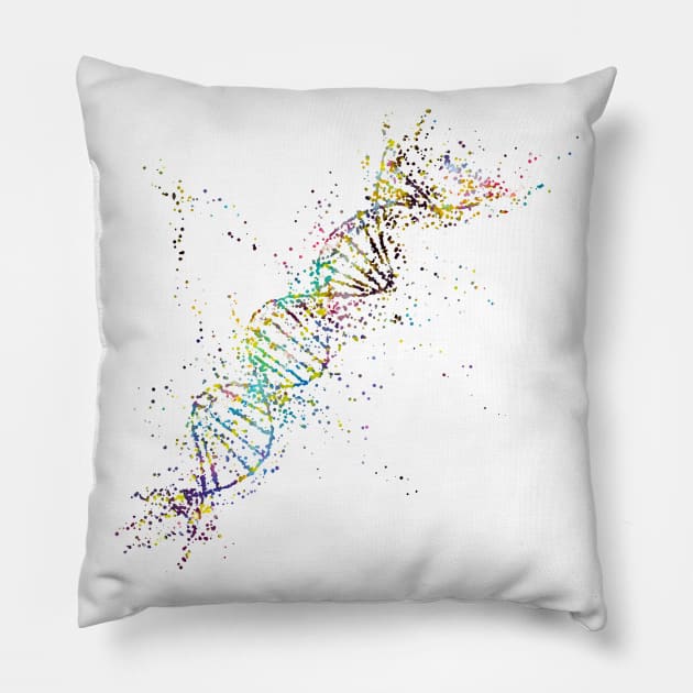 DNA molecule Pillow by erzebeth