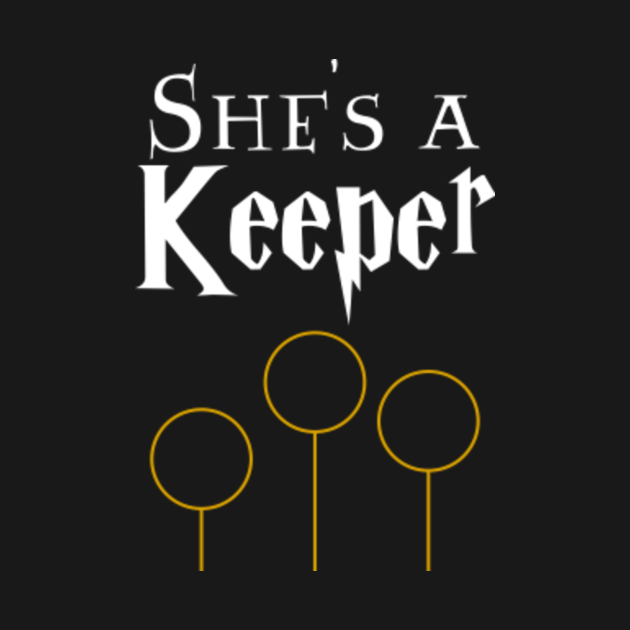 She's a Keeper (Version 2) Harry Potter TShirt TeePublic