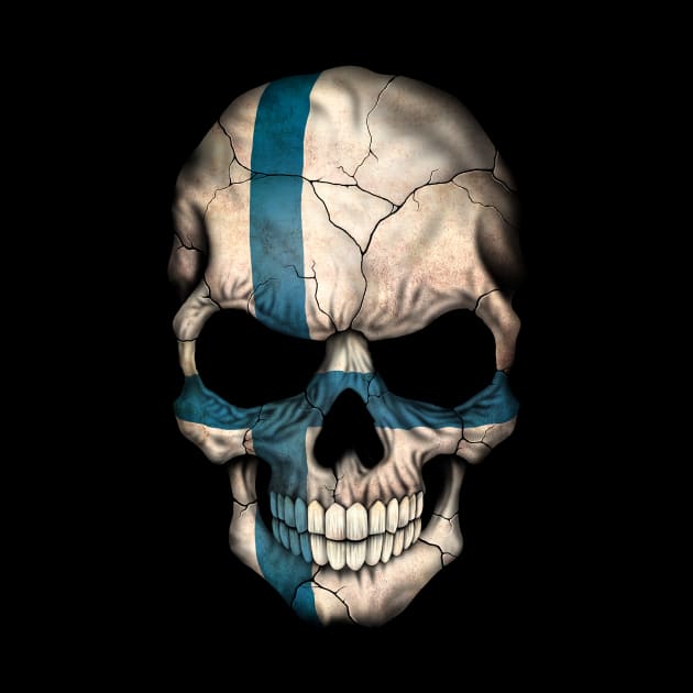 Finnish Flag Skull by jeffbartels