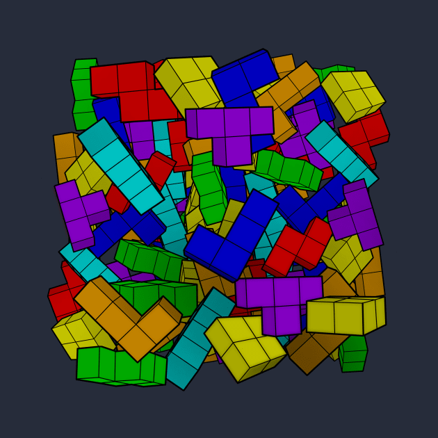 Tetris Pile by SnowballinHell