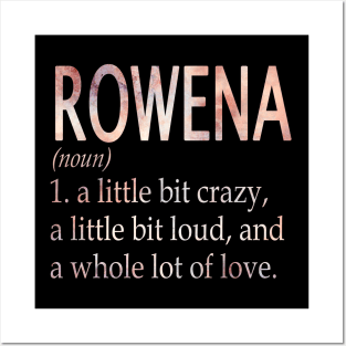 Rowena  Name Art Print