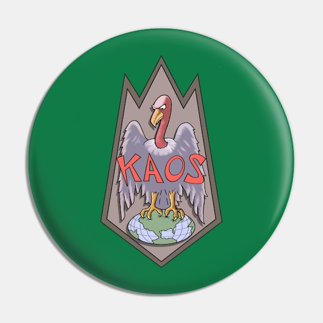 Kaos Logo Pin by BradyRain