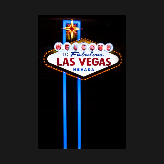 Las Vegas Welcome Sign Neon by Gravityx9