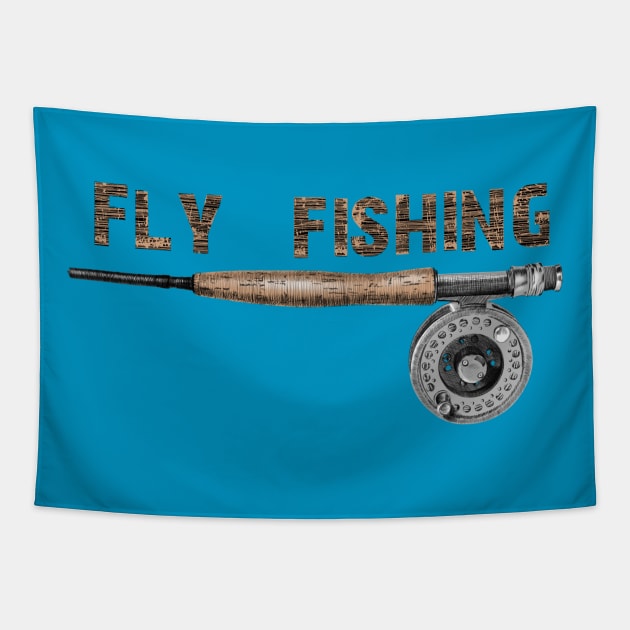 Fly fishing Tapestry by sibosssr