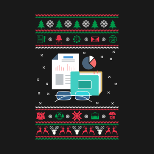 Accounting Ugly Christmas Sweater T-Shirt