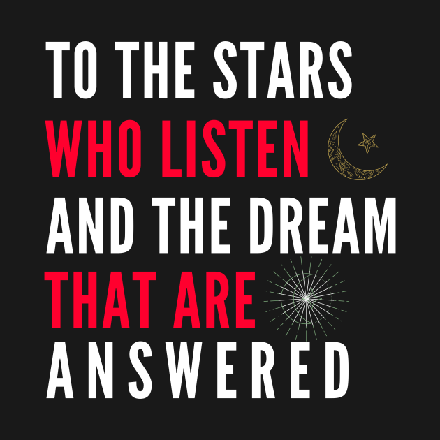 Listen To The Stars to the stars who listen and the dream that are answered - Math English