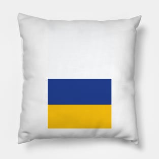 Leeds Tricolour White Blue Yellow Pillow